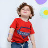 B.X Super Hero Printed Red Tshirt 5047