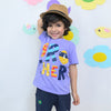B.X Brother Printed Light Purple Tshirt 5048
