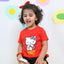 B.X Glitter Hello Kitty Red Tshirt 5098