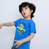 B.X Have Fun Animals In Car Royal Blue Tshirt 4821