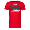 SD Japan Red With Blue and White Print Tee Shirt