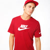NK Red with White T Shirt