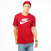 NK Red with White T Shirt