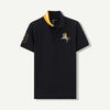 GRN Golden Embroidery Napoleon Black Polo With Black Arm Patch