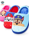 NC Paw Patrol Print Warm Red And Blue Winter Slippers 8303