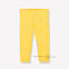 PLM White Dotted Yellow Capri Style Legging