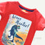 K&K Wave Hunter Dino Red TShirt 9747