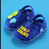 Fashion Side Print Dino Saur's Blue Clogs 9393