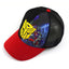 Transformer Embroidered Black & Red Net Cap 9174