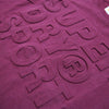 SD Maroon Embossed Tee Shirt