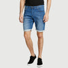 TT Josh Mid Blue Regular Slim Denim Shorts