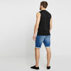 TT Josh Mid Blue Regular Slim Denim Shorts
