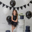 HN Bottom Frill Sequin Black Fairy Frock 9251