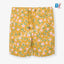 CRT Floral Print Mustard Cotton Shorts 9137