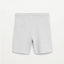 MNG Front Pockets Plain Texture Grey Terry Shorts 8835