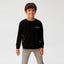 B.X New York Awaiting Print Sleeves Black Sweatshirt 3438
