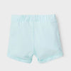 CA Front Pockets Arctic Blue Blend Cotton Shorts 8817