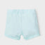 CA Front Pockets Arctic Blue Blend Cotton Shorts 8817