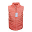 MC Circles Print Orange Sleeveless Jacket 7870
