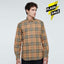 ZR Burberry Check Brown Casual Shirt 8139