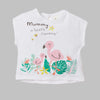 HM Flamingo Mummy White Top 3895