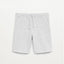 MNG Front Pockets Plain Texture Grey Terry Shorts 8835