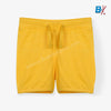 MO Back Stylish Pocket Mustard Shorts 9120