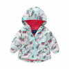 PG Bear Zip Pocket Unicorn Aqua Blue Wind Breaker 7560