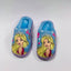 Barbie Doll Print Warm Sky Blue Winter Slippers 8328