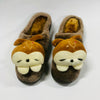 Aplic Brown Bear Warm Dark Brown Winter Slippers 8298