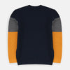 OKD Color Block Mustard Sweater 8272