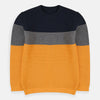 OKD Color Block Mustard Sweater 8272