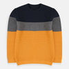 OKD Color Block Mustard Sweater 8272