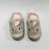Shark Face Warm Grey Winter Slippers 8309