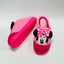 TG Aplic Pink Bow Minnie Mice Warm Pink Winter Slippers 8317