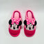 TG Aplic Pink Bow Minnie Mice Warm Pink Winter Slippers 8317