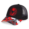 Spider Man Embroidered Spider Logo Black Net Cap 9155