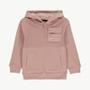 GRG Limitless Pocket Tea Pink Fleece Hoodie 9928