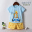 You Ku Blue Cute Giraffe 2 Piece Set