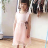Jingpin Flower Pink Lace Frock Gb18401