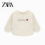 ZR I Love Nature Heart Applique Sweatshirt 741