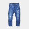 ZR Mid Blue New Cool Ripped Denim