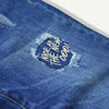 ZR Mid Blue New Cool Ripped Denim