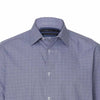 TRG Men's Navy Jacquard Limited Editions Australian Cotton Shirt