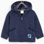ZR Basic Velor Blue Jacket With Hood