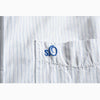 S.O Cotton Thin Blue Lining White Casual Shirt