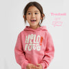 B.X Hello Future Kangaroo Pocket Pink Track Suit 10006