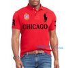 Men Big Pony Chicago Red Polo 6116