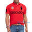 Men Big Pony Chicago Red Polo 6116