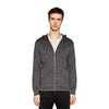 ZR Man Anthracite Grey Zipper with Hood Soft Textured Fabric (New Design)